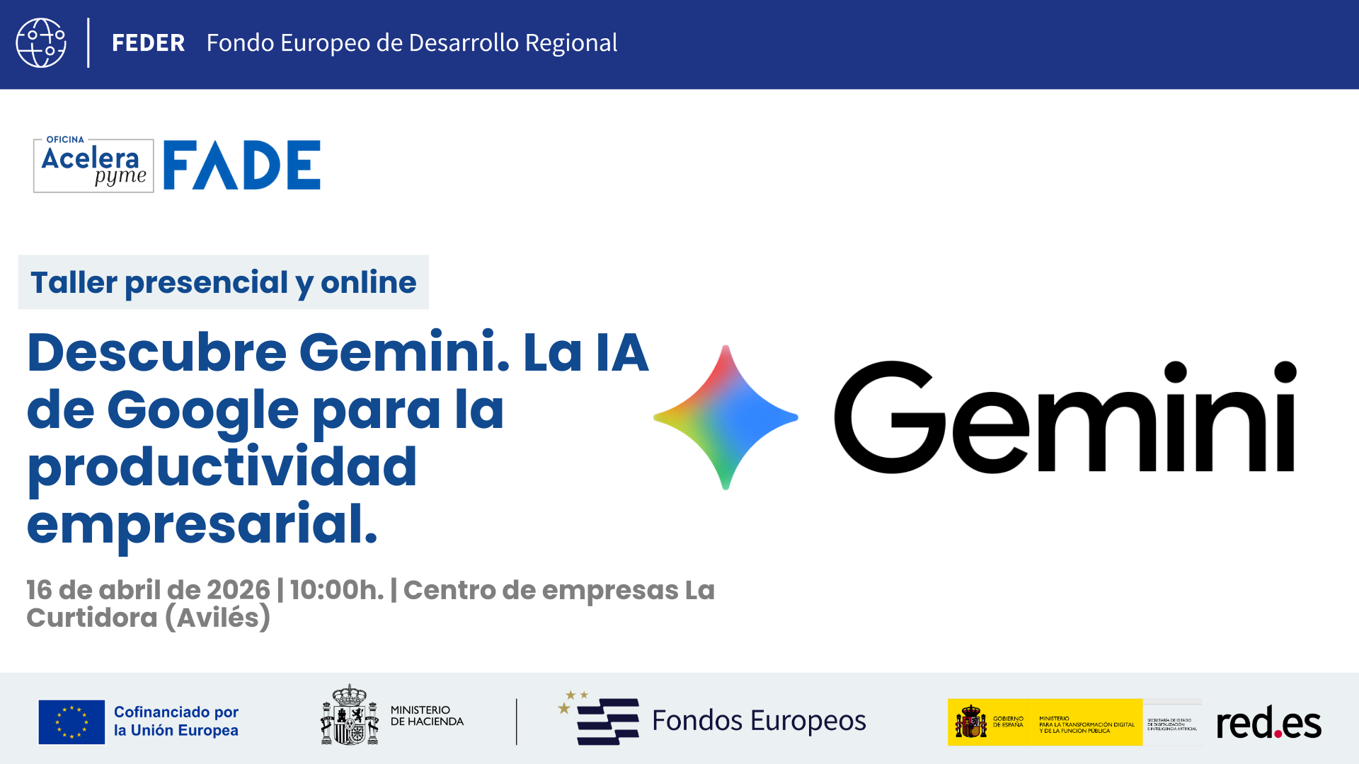 Descubre Gemini. La IA de Google para la productividad empresarial.