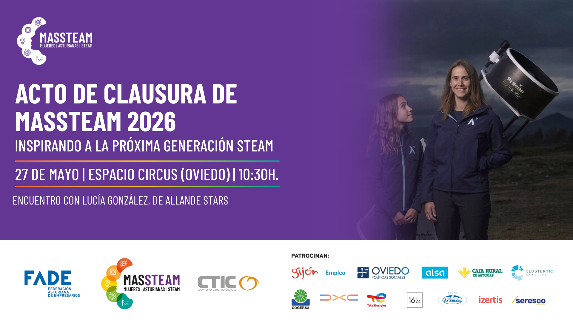 ACTO DE CLAUSURA DE MASSTEAM 2026