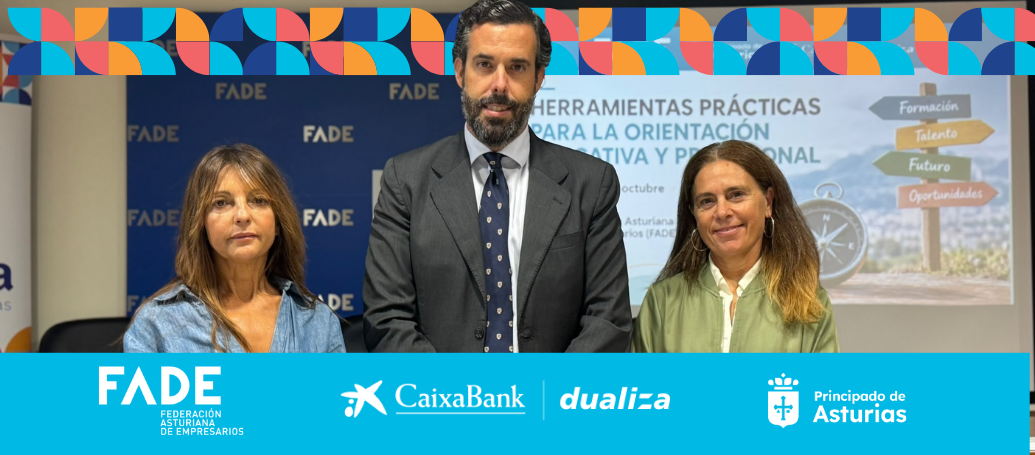 FADE y CaixaBank Dualiza desarrollan un taller piloto para mejorar la orientación educativa y profesional en Asturias